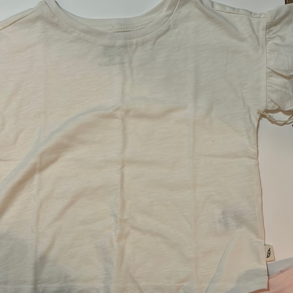 COPY - Easy-peasy girls solid ruffle tee true fit very comfortable fresh designs